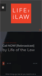 Mobile Screenshot of lifeofthelaw.org